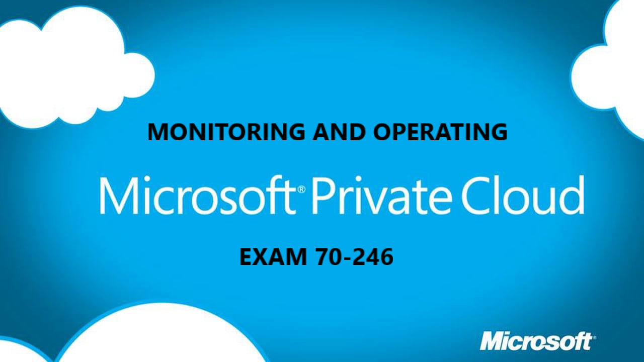 Monitoring and Operating a Private Cloud