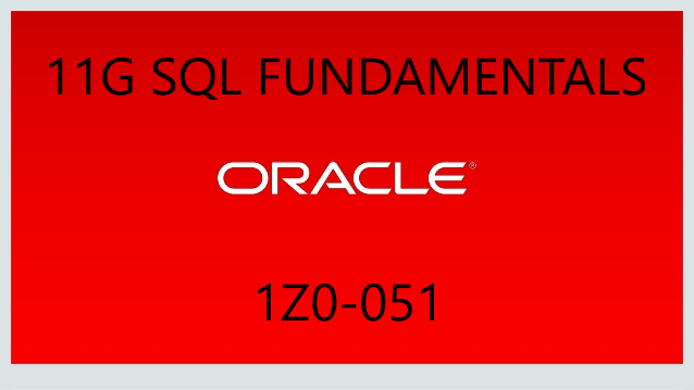 11g SQL Fundamentals
